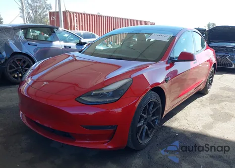 2021 Tesla Model 3 Standard Range Plus Rear-Wheel Drive from USA, damaged, VIN 5YJ3E1EA5MF095085